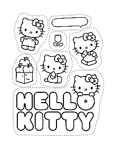 Стикербук Hello Kitty