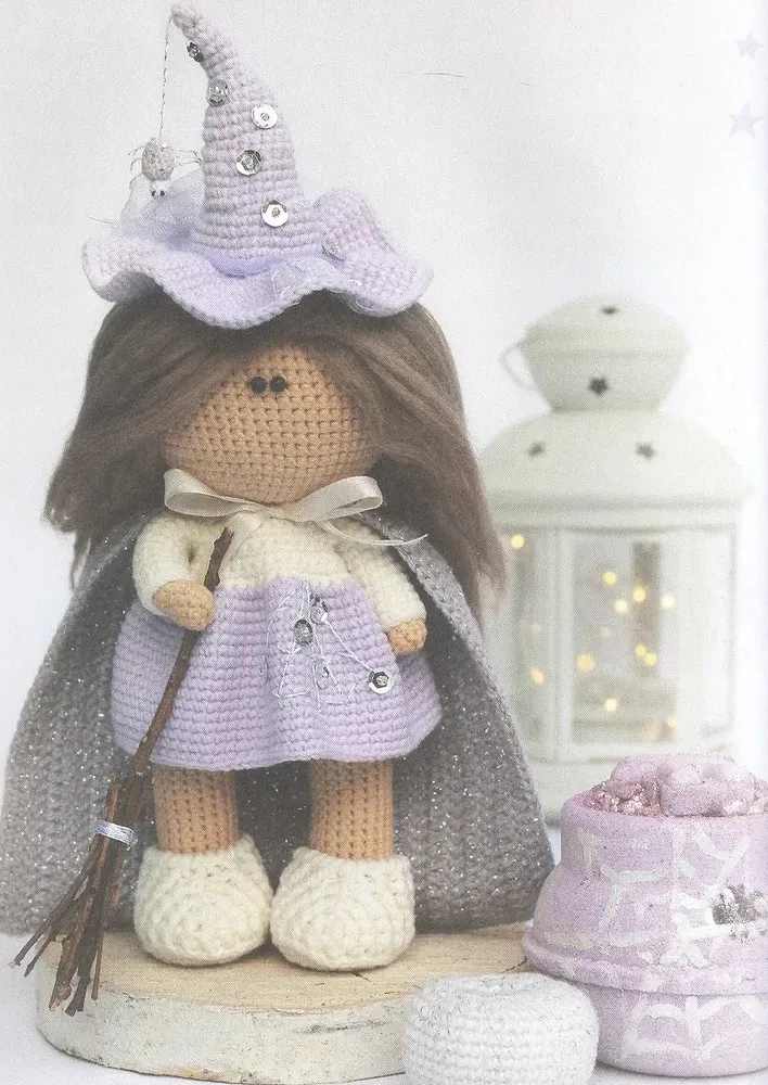PRETTYguļumi. Leļļu modes dāma un viņas visskaistākie apģērbi tamborēšanai. Amigurumi projekts
