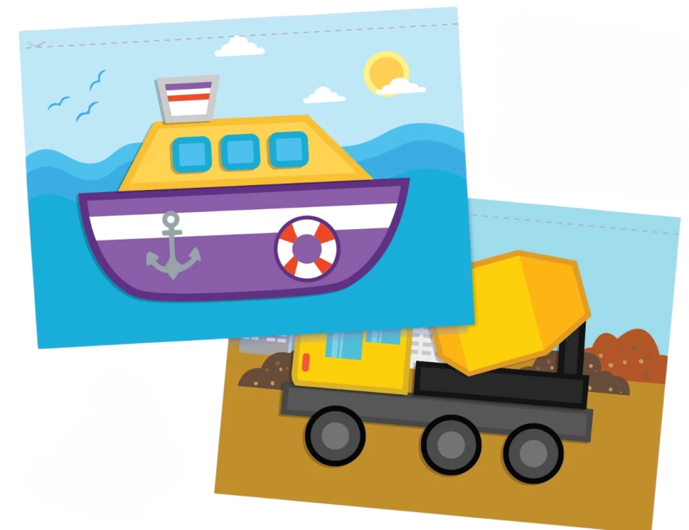 Manas pirmās aplikācijas - Es mācos par transportu