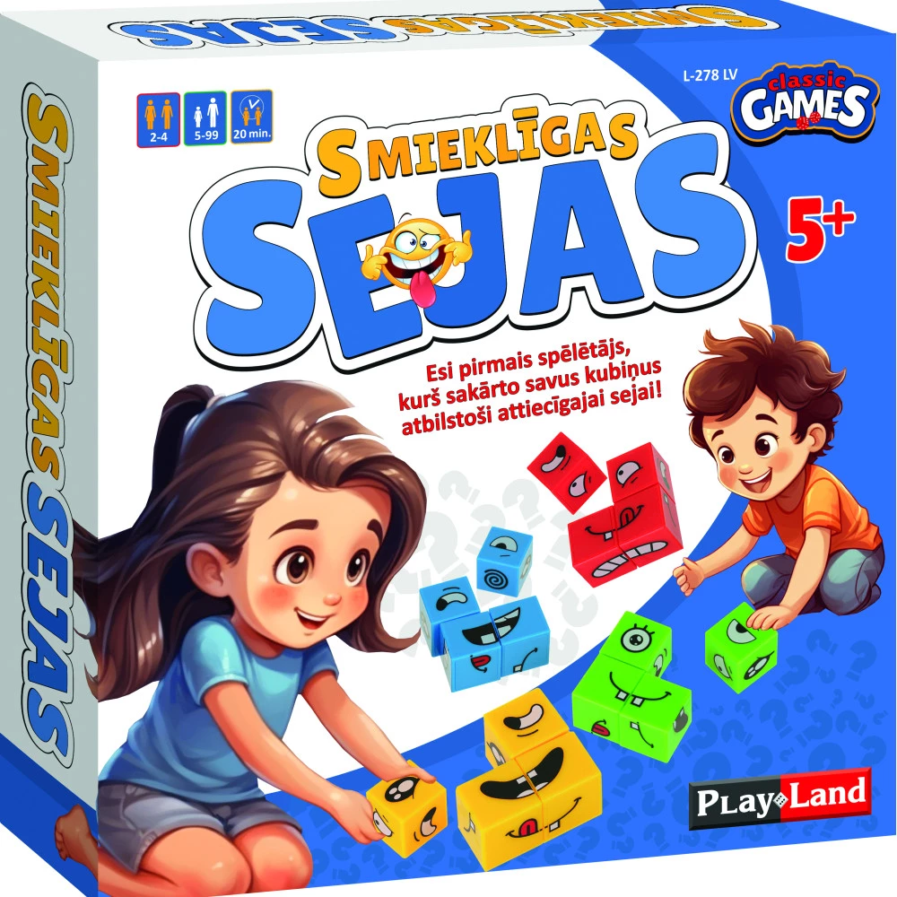 Galda spēle - Smieklīgas sejas (LV)