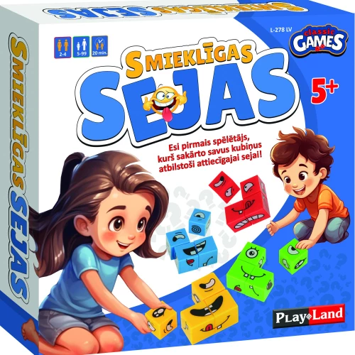 Galda spēle - Smieklīgas sejas (LV)