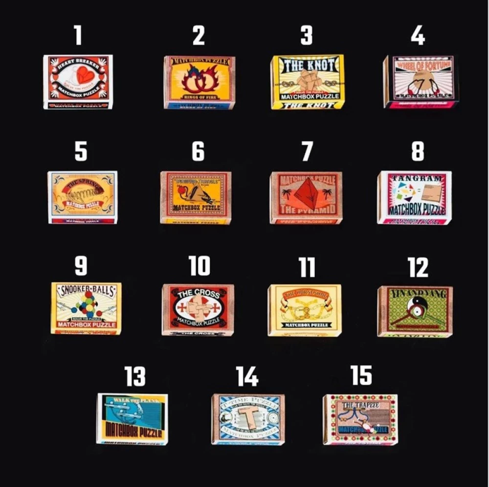 Spēle-mīkla - Matchbox Puzzle