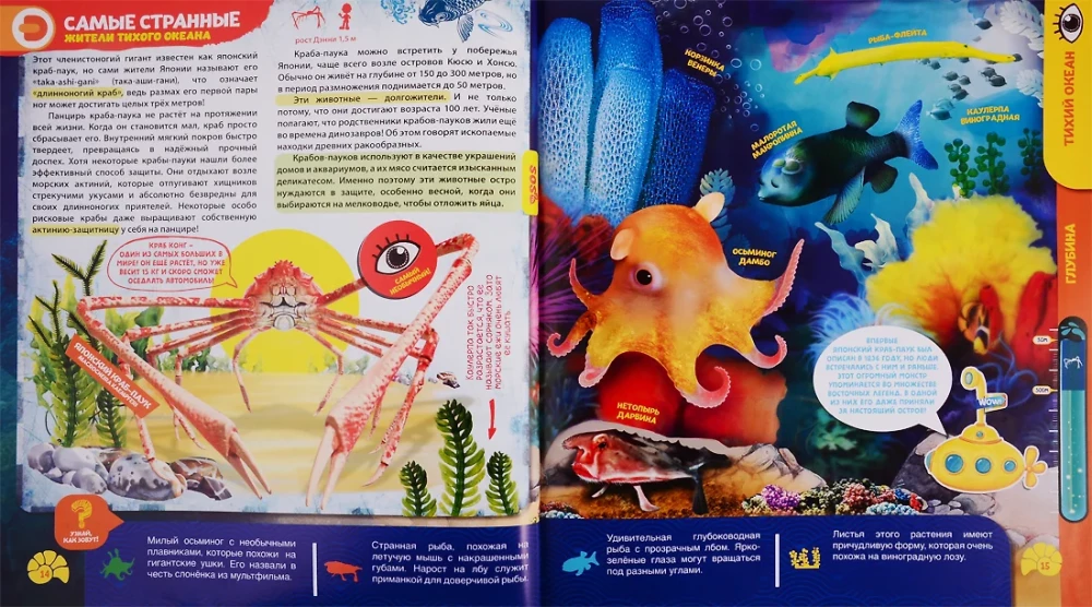 WOW! Okeānu noslēpumi. Papildinātās realitātes enciklopēdija