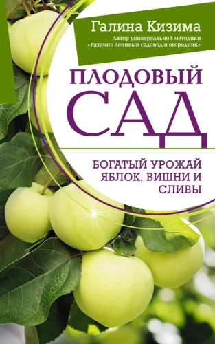 Augļu dārzs. Bagātīga ābolu, ķiršu un plūmju raža