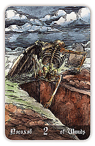 Гадальные карты - Кладбищенское Таро. Necropolis Tarot с инструкцией (78 карт)