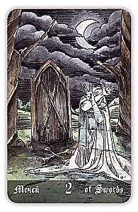 Гадальные карты - Кладбищенское Таро. Necropolis Tarot с инструкцией (78 карт)