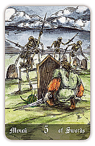 Гадальные карты - Кладбищенское Таро. Necropolis Tarot с инструкцией (78 карт)