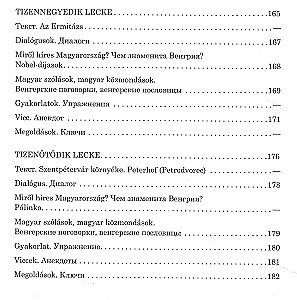 Ungāru valoda. Sarunvalodas kurss