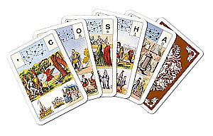 Gadāšanas kartes - orakuls Lenormand. Astro mitoloģiskā liela kāršu kaste (54 kartes ar instrukciju)