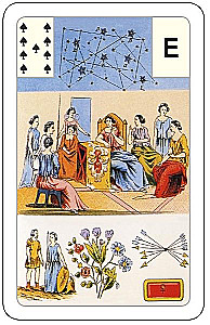 Gadāšanas kartes - orakuls Lenormand. Astro mitoloģiskā liela kāršu kaste (54 kartes ar instrukciju)