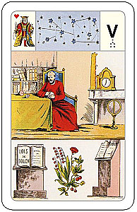 Gadāšanas kartes - orakuls Lenormand. Astro mitoloģiskā liela kāršu kaste (54 kartes ar instrukciju)