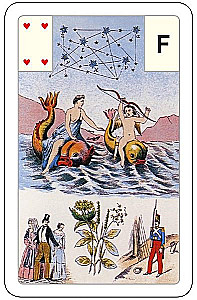 Gadāšanas kartes - orakuls Lenormand. Astro mitoloģiskā liela kāršu kaste (54 kartes ar instrukciju)