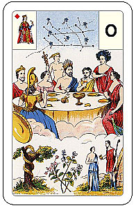 Gadāšanas kartes - orakuls Lenormand. Astro mitoloģiskā liela kāršu kaste (54 kartes ar instrukciju)
