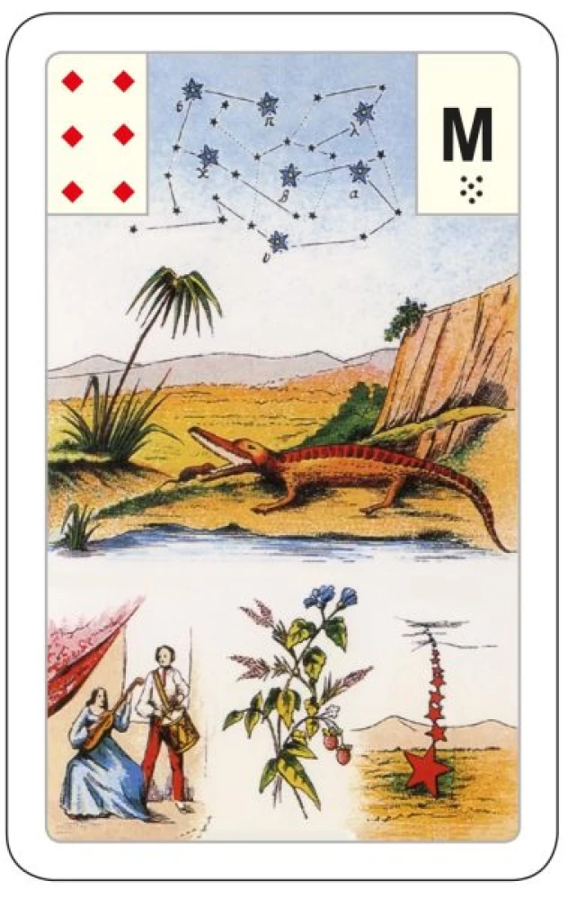 Gadāšanas kartes - orakuls Lenormand. Astro mitoloģiskā liela kāršu kaste (54 kartes ar instrukciju)