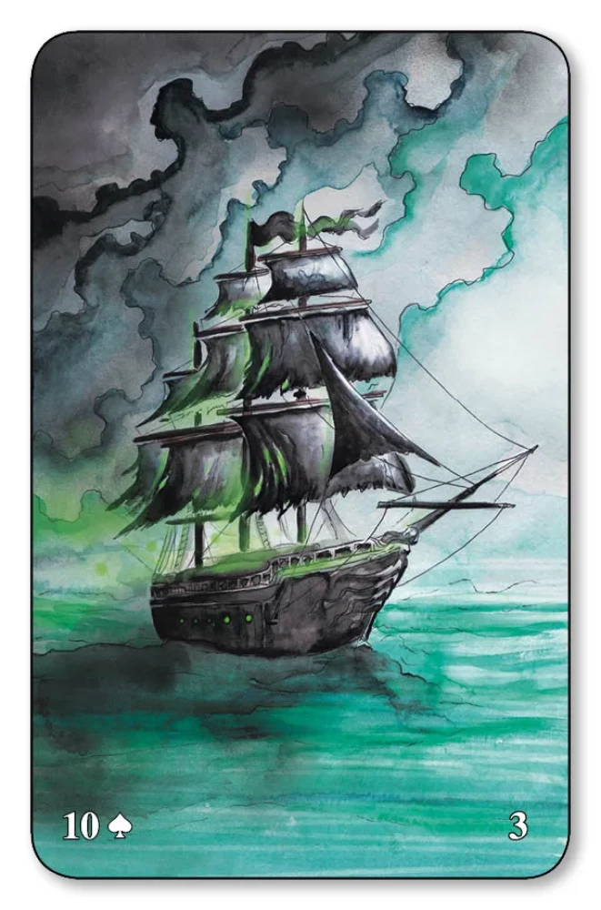 Tumšais Lenormana orakuls / Dark Lenormand Oracle (36 kartes)