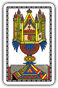 Klasiskā Tarot iesācējiem pēc Marseļas sistēmas (78 kartes ar instrukciju)