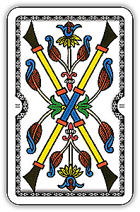 Klasiskā Tarot iesācējiem pēc Marseļas sistēmas (78 kartes ar instrukciju)