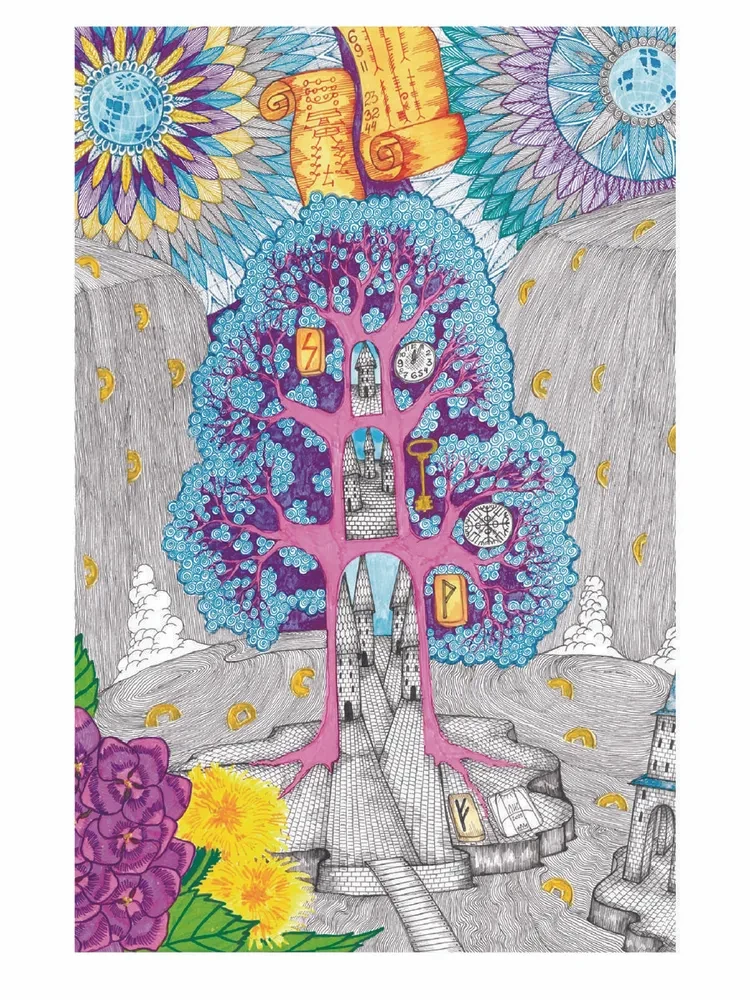 Divu pasaules orakuls (43 kartes + grāmata)