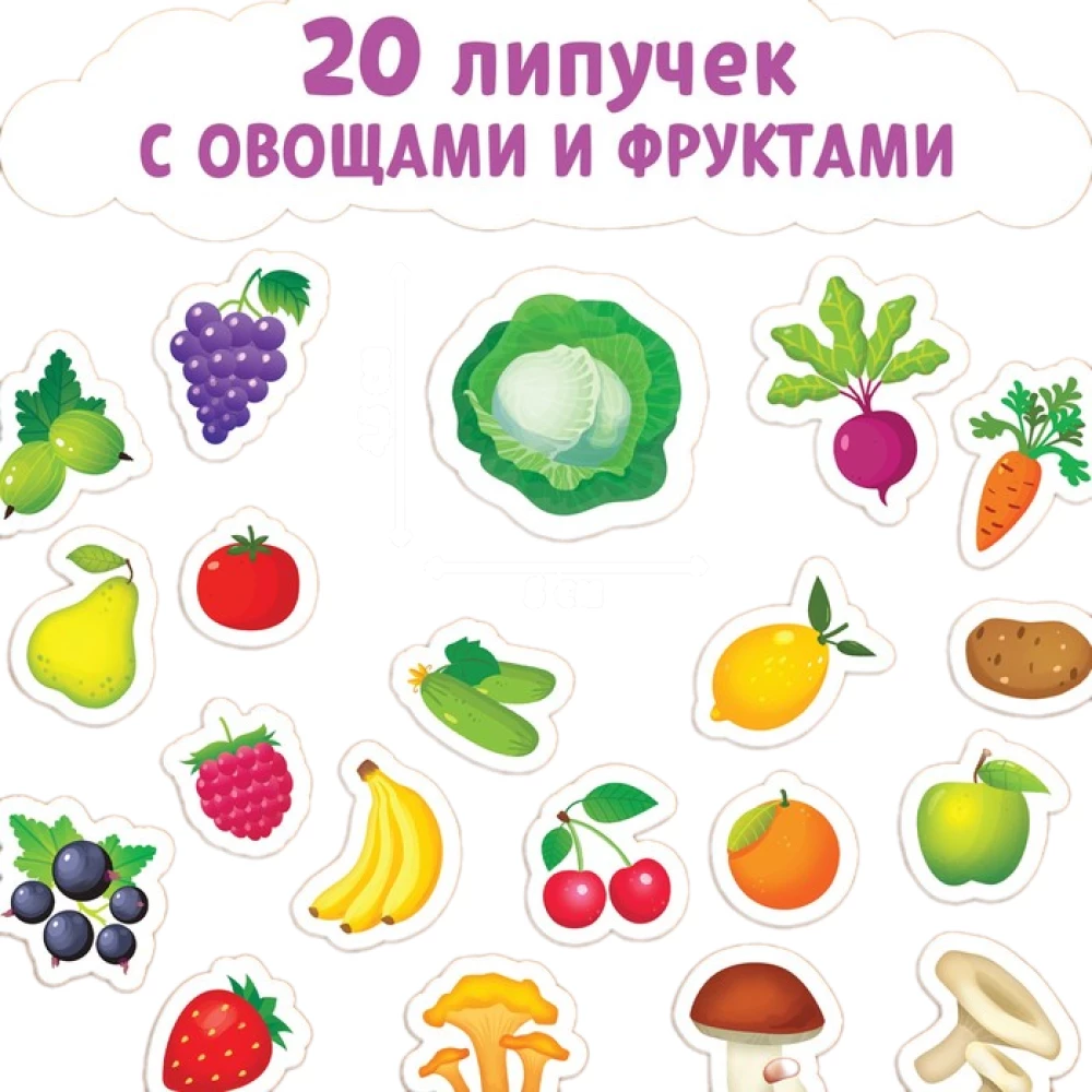 Grāmata ar lipīgām uzlīmēm - Kas kur aug?
