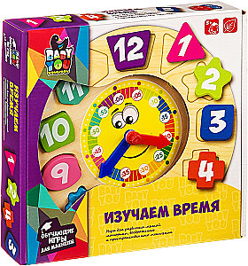Игра для развития мелкой моторики - Изучаем время