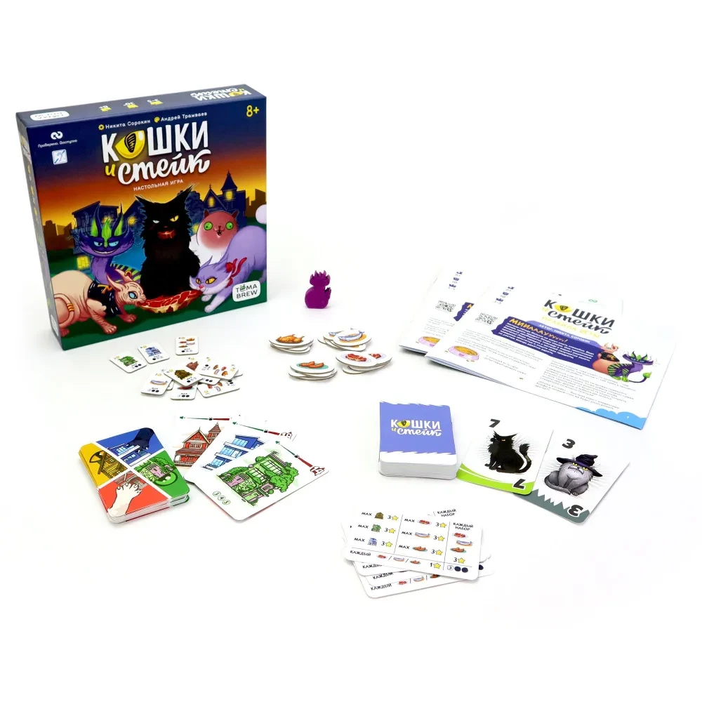 Настольная игра - Кошки и стейк