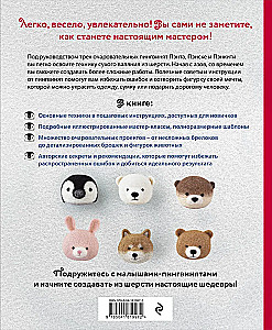 Sausā filcēšana pamati. Trīs pingvīnu darbnīca. Vismīļākais un saprotamākais pašmācības ceļvedis