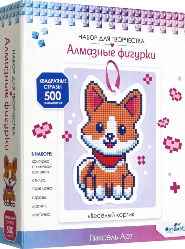 Dimanta figūriņa ar magnētu - Priecīgais korgijs