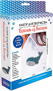 Radošais komplekts - Pērļu broša. Zivs
