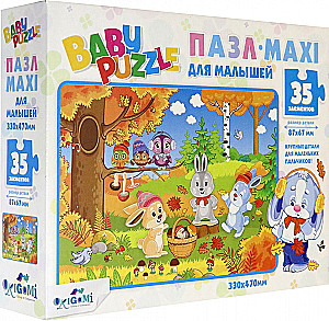 MAXI puzle mazajiem (35 elementi). Rudens
