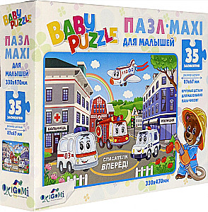 MAXI puzle mazajiem (35 elementi). Glābēji uz priekšu!