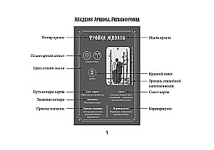 Tarot Ueita. Efektīva apmācība. No iesācēja līdz meistaram. 78 kartes ar norādēm uz kartēm + 50 izkārtojumu