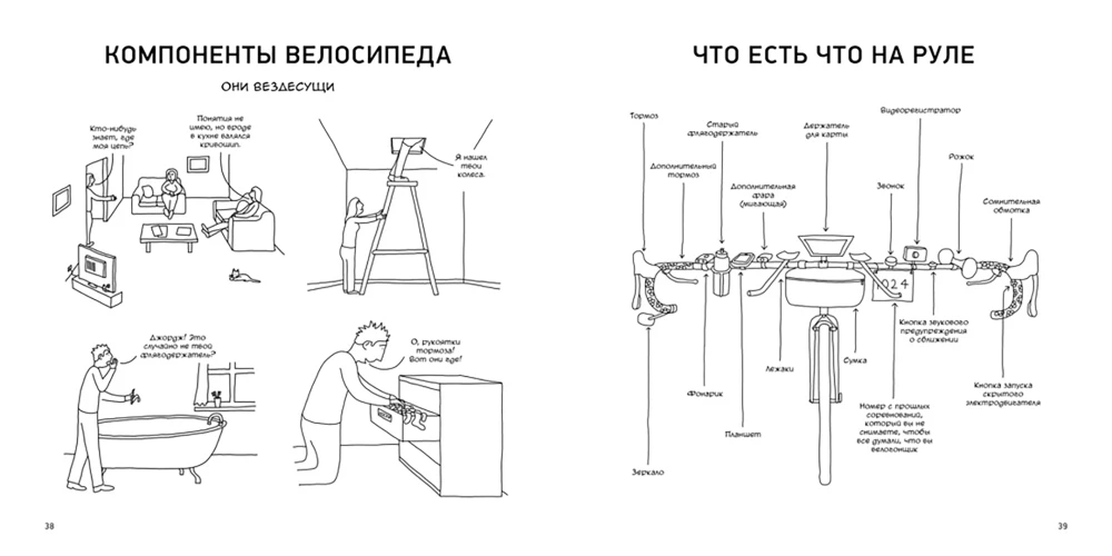 Велосипед. Краткий курс в комиксах. Иллюстрированный путеводитель по жизни на двух колесах
