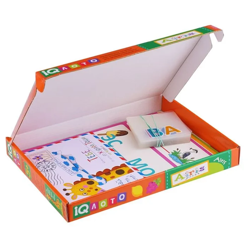 Plastmasas loto mazajiem 5+ Lasām pa zilbēm. Mācāmies lasīt!