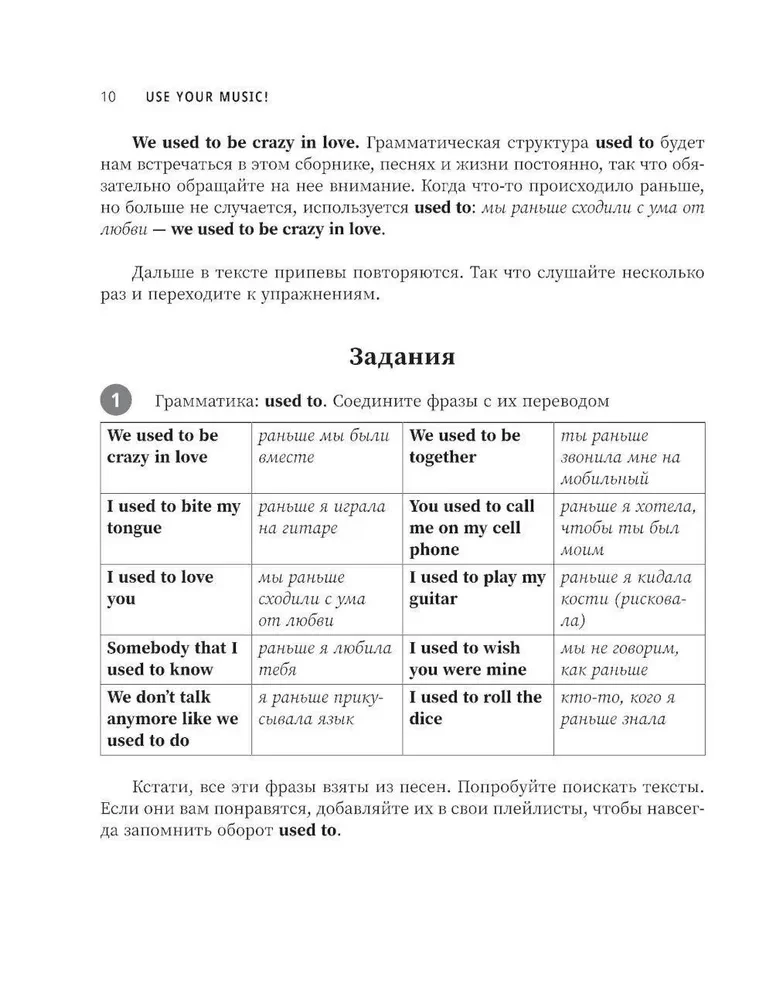 Use Your Music! Mācāmies angļu valodu caur dziesmām. 1. daļa