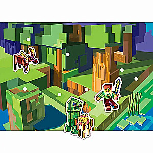 Attīstošais komplekts - Līpumi. Minecraft stilā. Tāls ceļojums