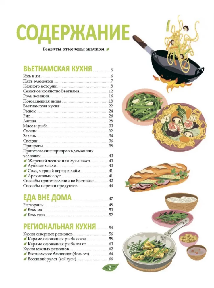 Vjetnamiešu virtuve ilustrācijās
