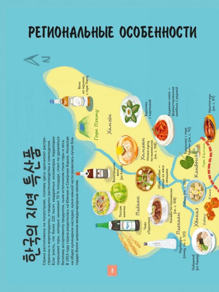 Korejiešu virtuve ilustrācijās