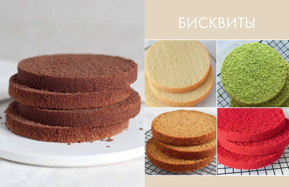 Biskvīts no visām pusēm. Klasika un neparasti konditorejas risinājumi