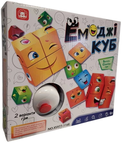 Galda spēle - Emojī kubs