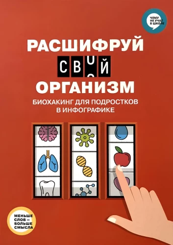 Atšifrē savu organismu. Biohacking pusaudžiem infografikā