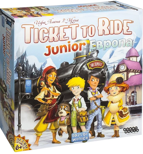 Galda spēle - Ticket to Ride. Junior. Eiropa