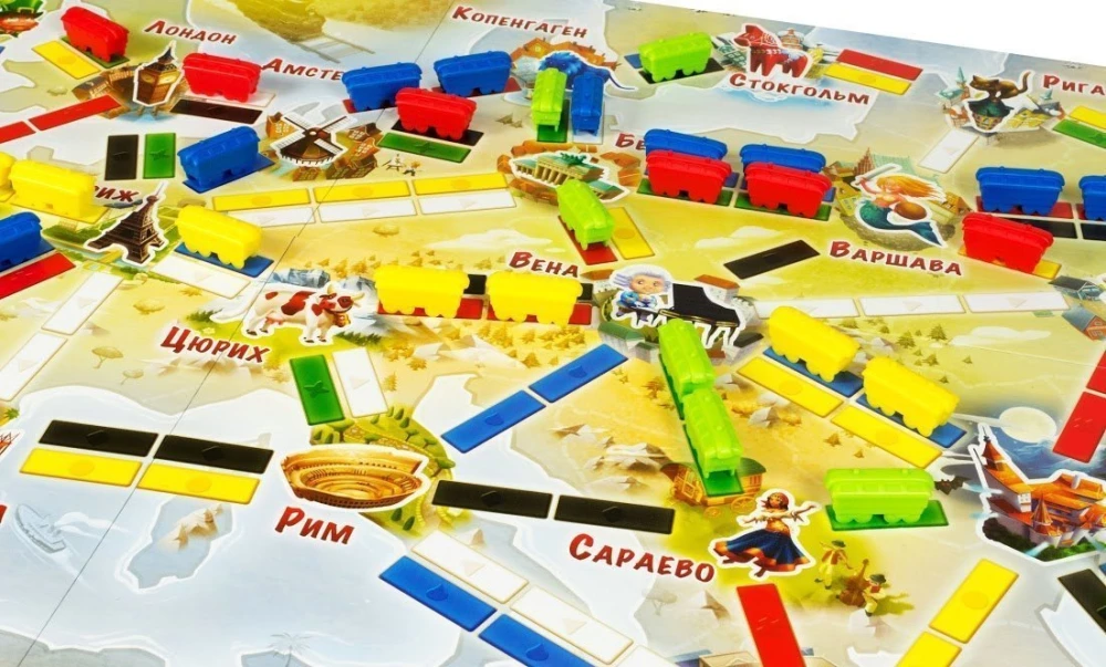 Настольная игра - Ticket to Ride. Junior. Европа