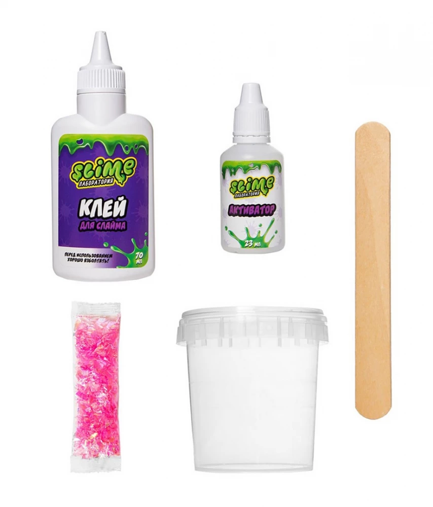 Slime - Slime laboratorija. Caurspīdīgs, 100 g