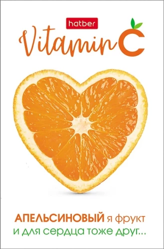 Piezīmjdators uz rūtiņām, 48 lapas - Vitamin C, sortimentā