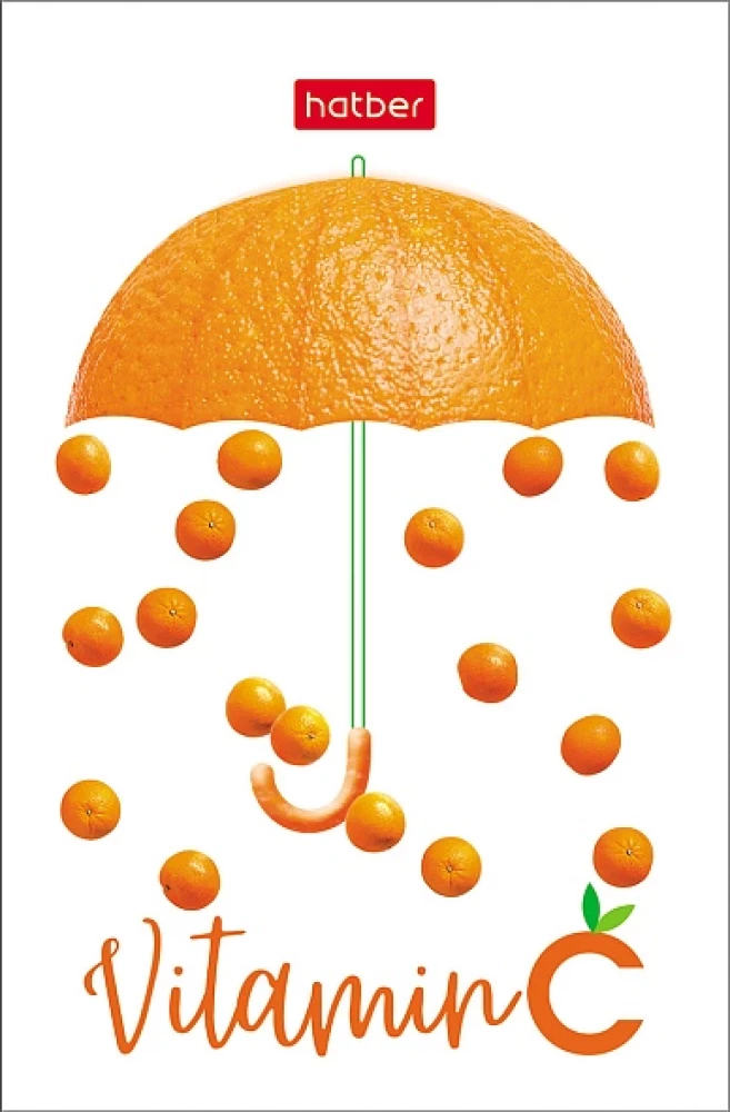 Piezīmjdators uz rūtiņām, 48 lapas - Vitamin C, sortimentā