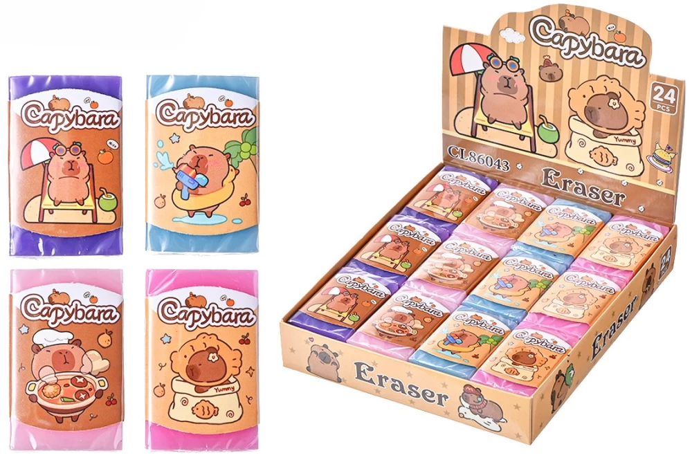 Ластик - Capybara, в ассортименте