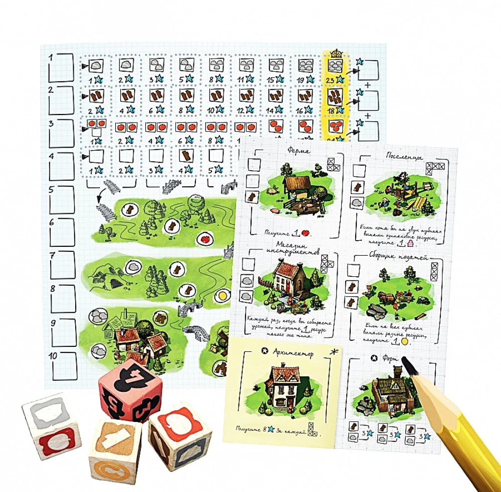 Настольная игра - Поселенцы. Наброски Империи