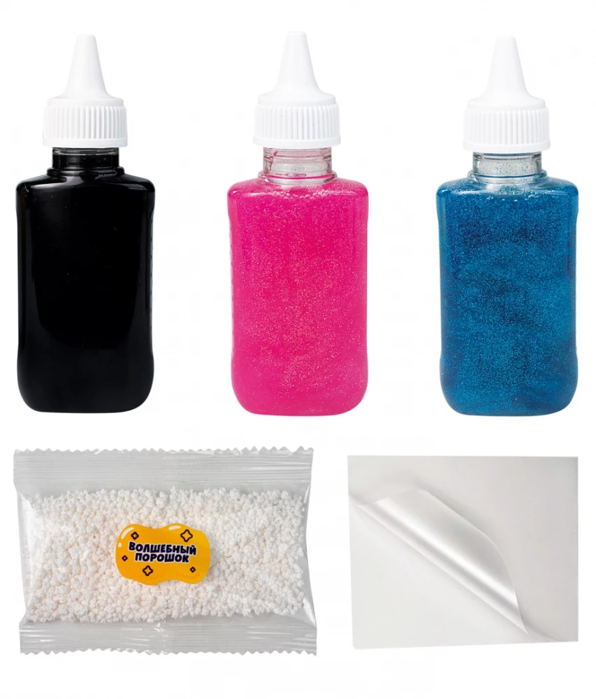 Figurīšu izgatavošanas komplekts no krāsaina gela Aqua Slime, rozā-zils