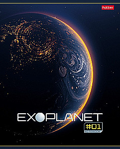 Norakstīšanas bloks kvadrātā, 80 lapas - Exoplanet, daudzveidībā