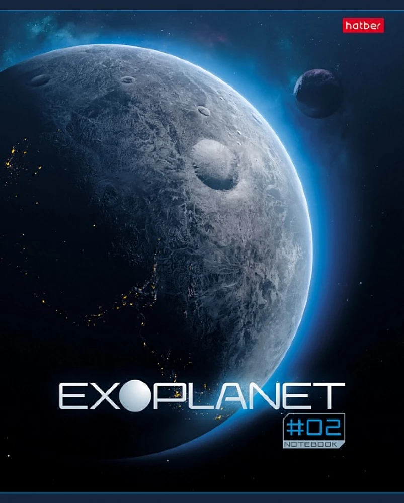 Norakstīšanas bloks kvadrātā, 80 lapas - Exoplanet, daudzveidībā